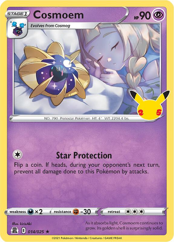 Pokemon TCG Celebrations 014/025 Cosmoem (Holo)