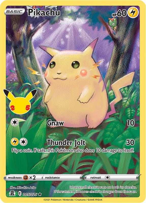 Pokemon TCG Celebrations 005/025 Pikachu (Holo)