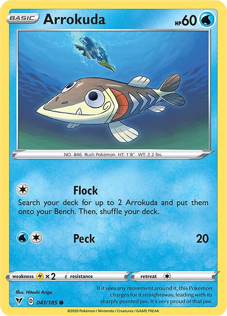 Pokemon TCG Vivid Voltage 041/185 Arrokuda