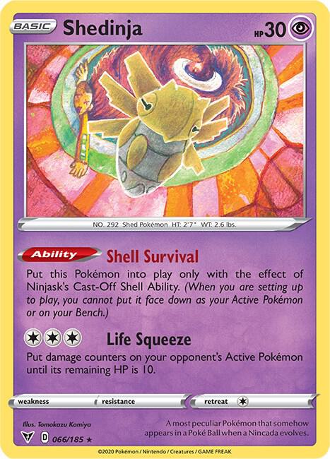 Pokemon TCG Vivid Voltage 066/185 Shedinja