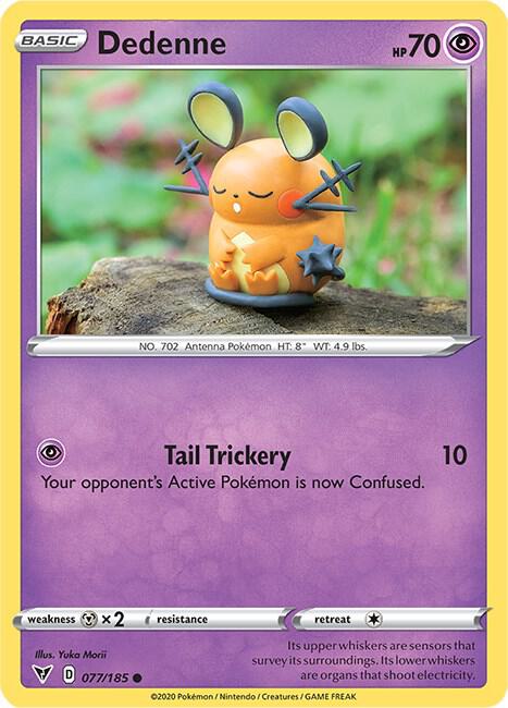 Pokemon TCG Vivid Voltage 077/185 Dedenne