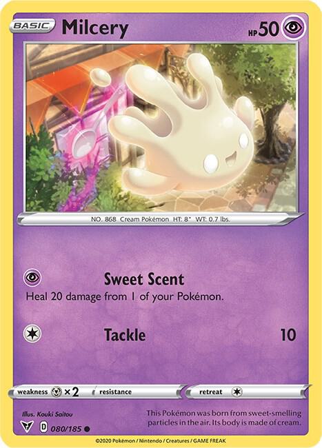 Pokemon TCG Vivid Voltage 080/185 Milcery